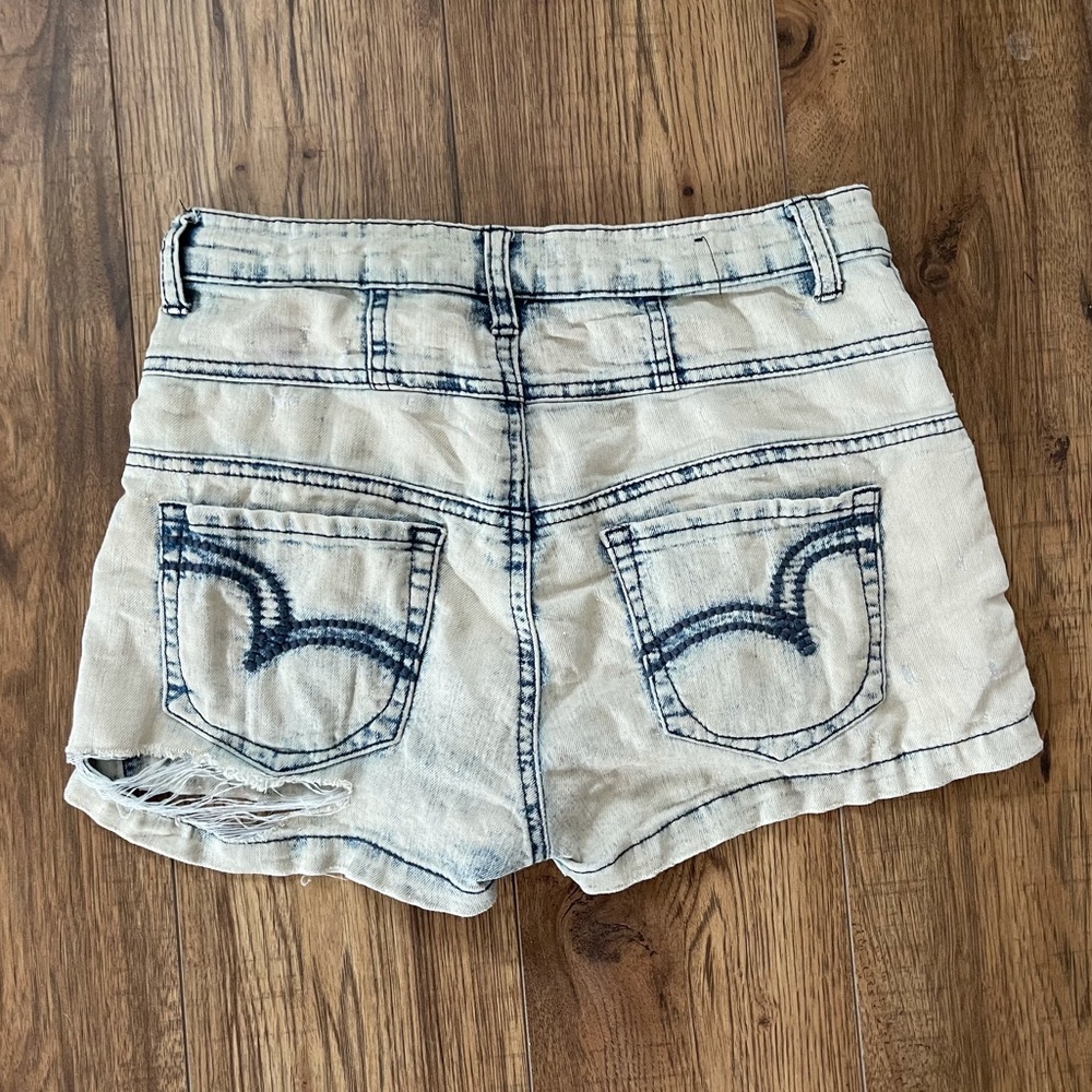 High Rise Jean Shorts - Picture 2 of 3